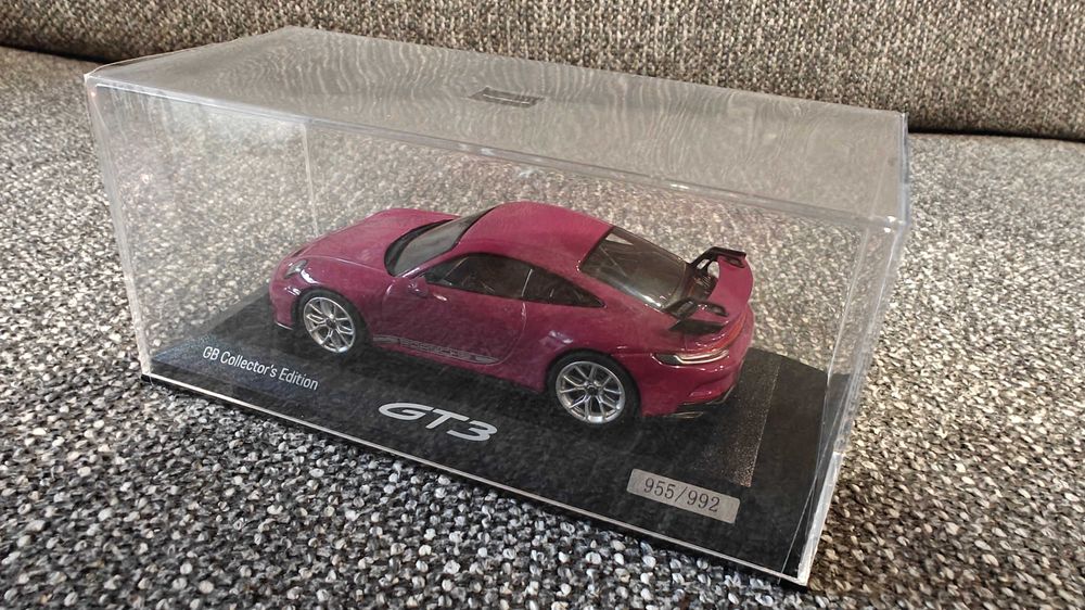 Spark 1:43 Porsche 911 GT3 GB Collectors Edition Ruby Star limit 992
