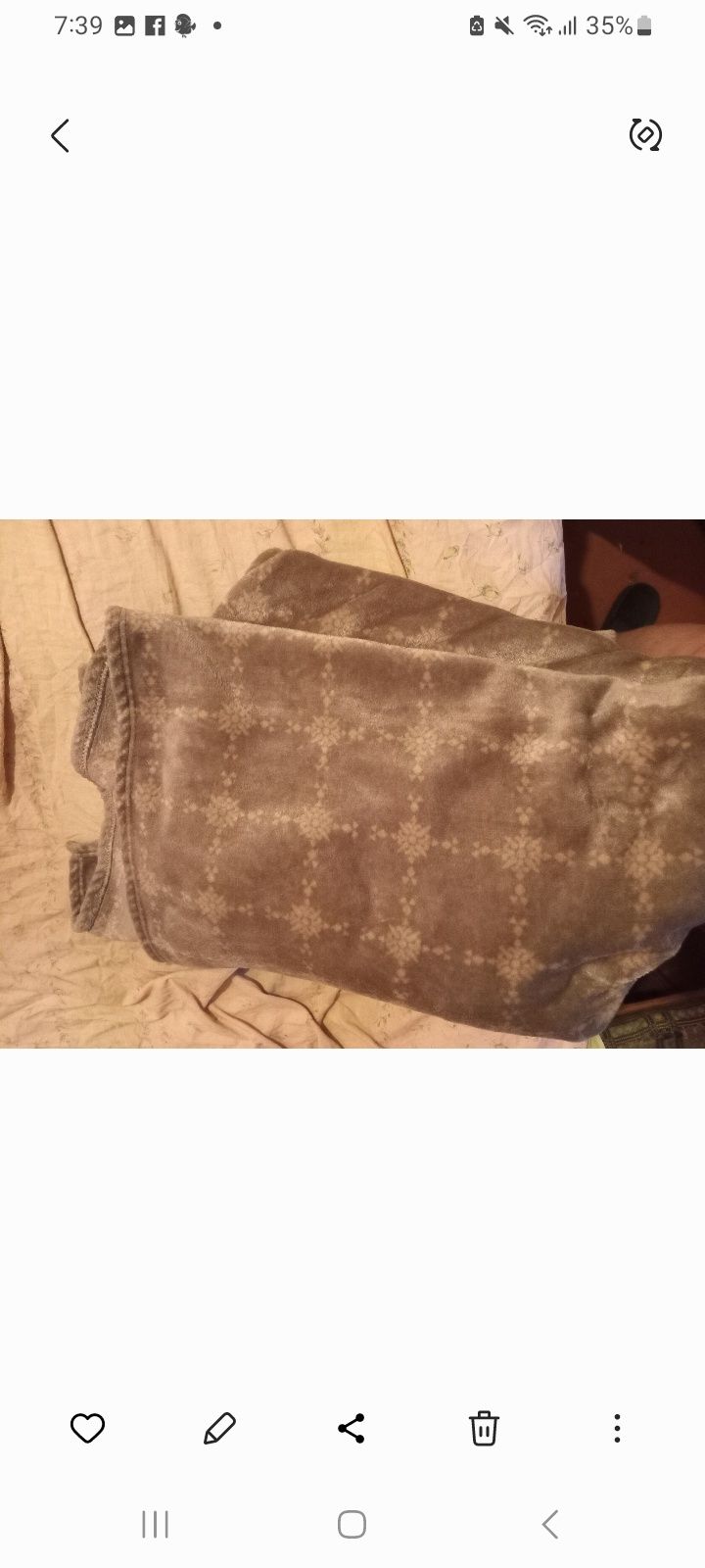 Продам плед серый принт