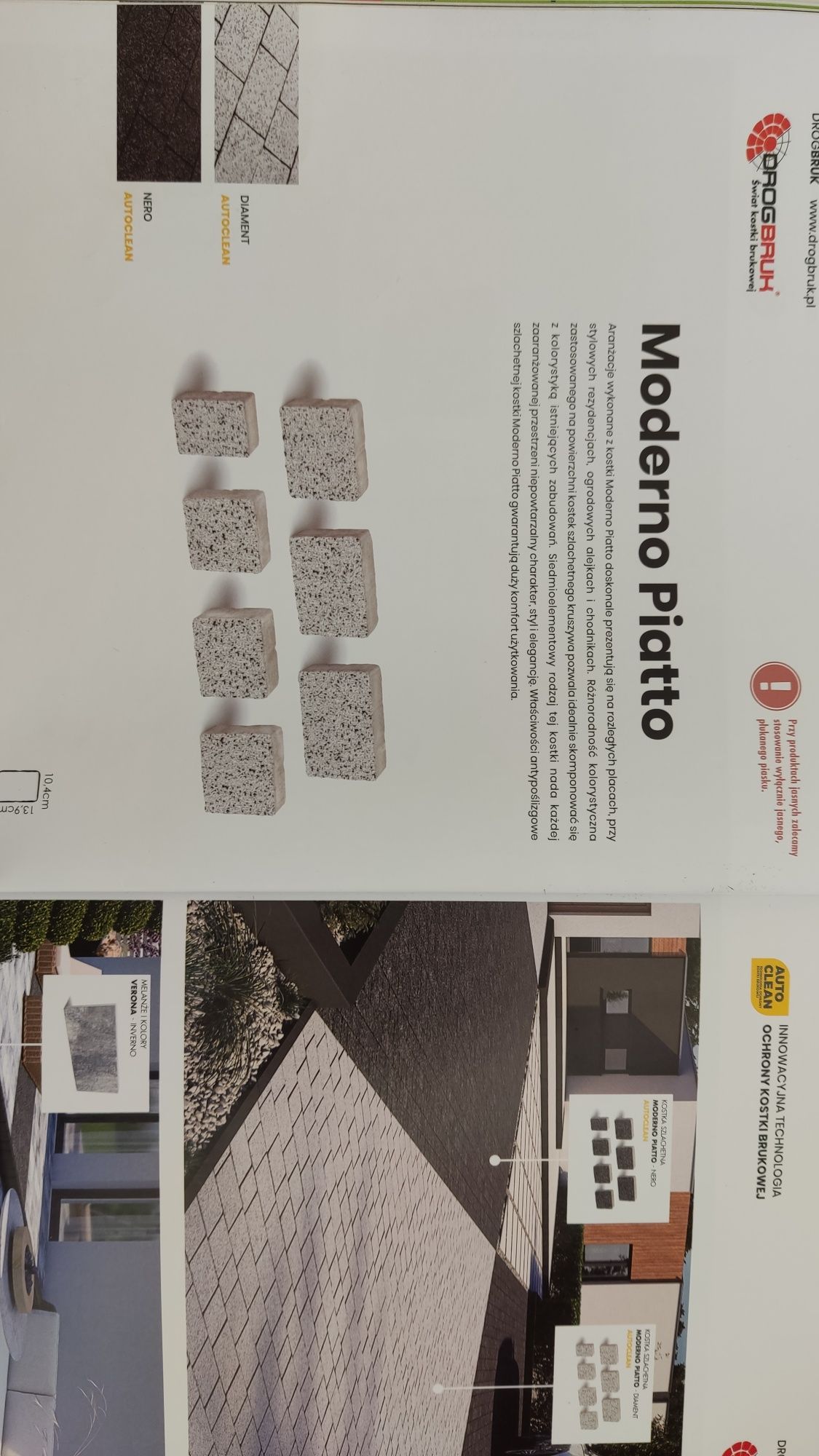 Kostka brukowa Drogbruk Moderno PIATTO 6 Diament