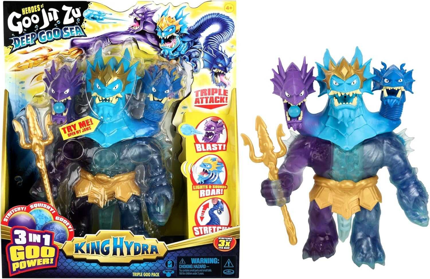 Фігурка Гуджітсу Гідра Goo Jit Zu Deep Goo Sea King Hydra Figure