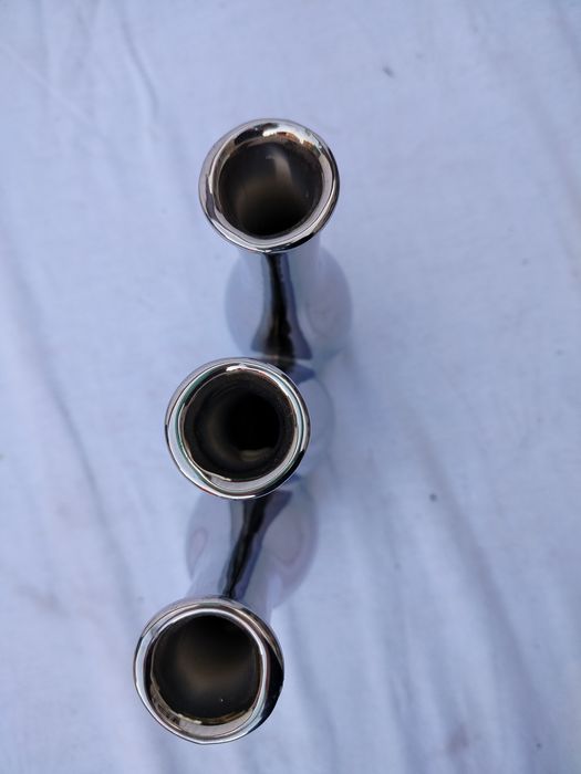 Stylowy srebrny ceramiczny wazon