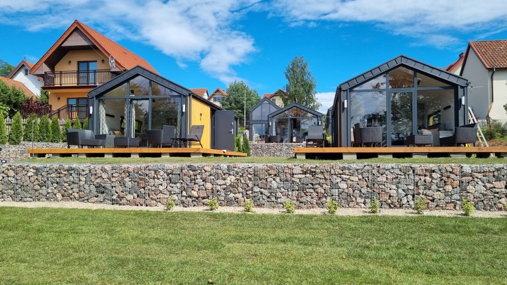 Dom "Nad Jeziorem" plaża, sauna, bania, Mazury, Kruklanki.