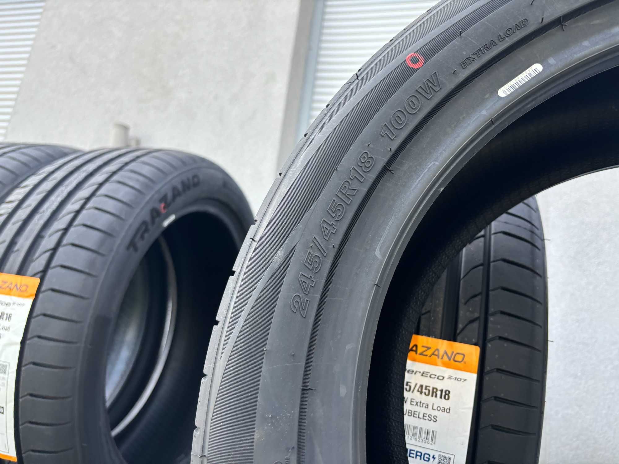 x4 letnie 245/45R18 Trazano ZuperEco 100W XL C,B,72db Prosto z fabryki