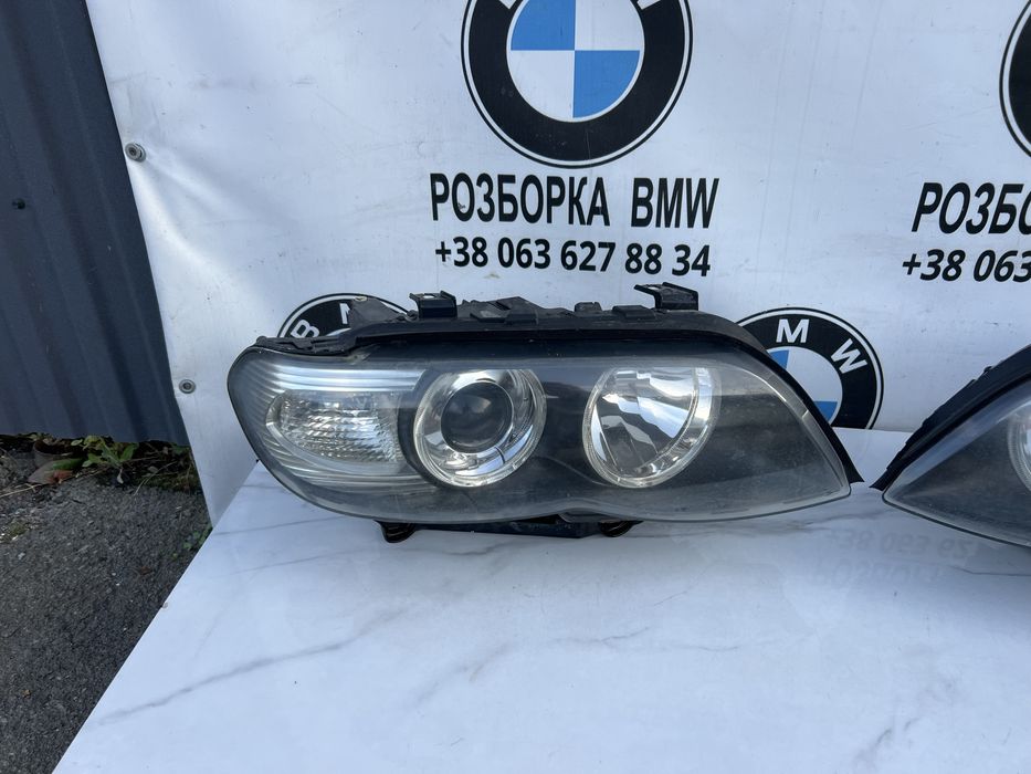 Фари рестайл bmw x5 e53 галоген лінза