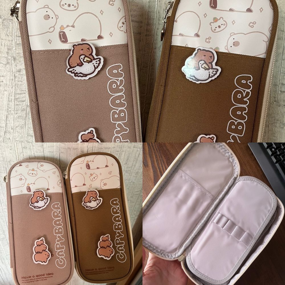 Пенал школьный шкільний Капібара Куромі Hello Kitty Capybara Kuromi