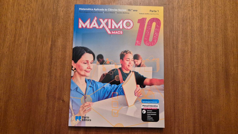 Vendo Dossier do Professor e Manual de MACS "MÁXIMO" 10ºAno - NOVO!