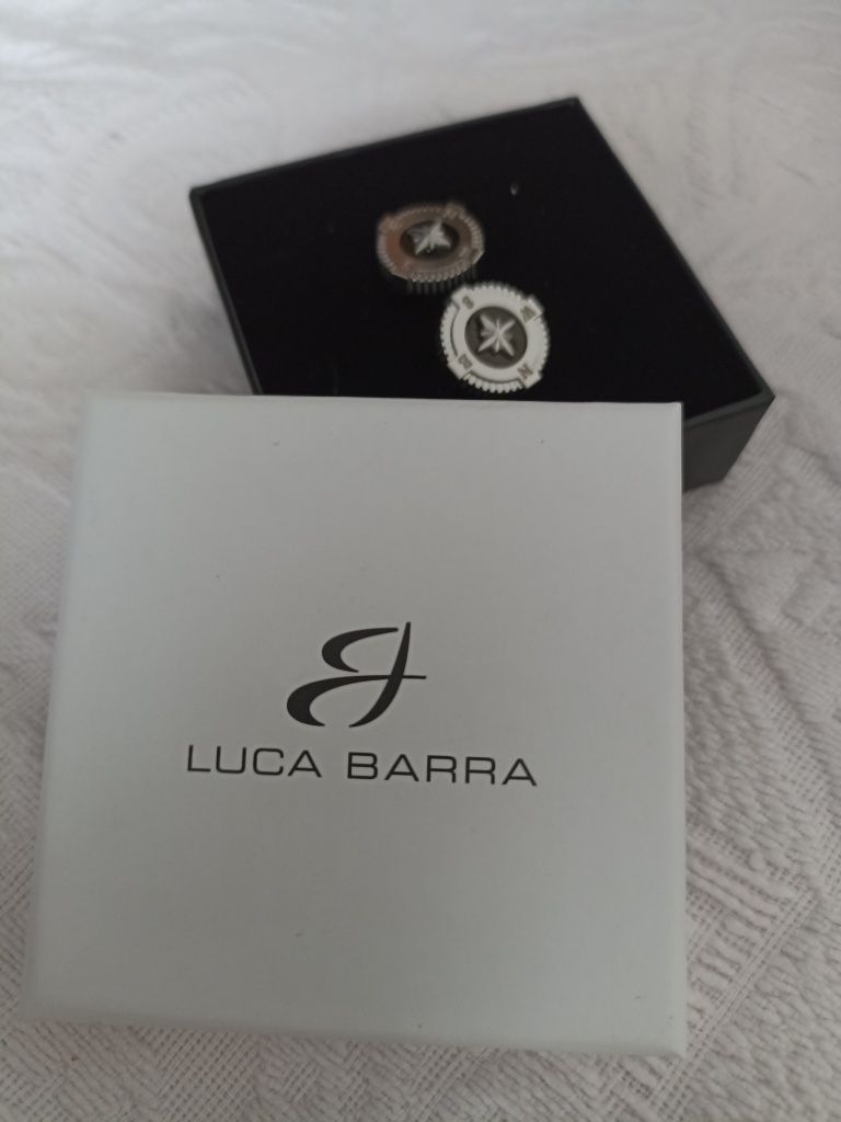 Botões de punho designer italiano Luca Barra
