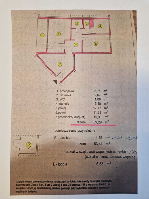 Mieszkanie na sprzedaż ul. Czajkowskiego Karłowice