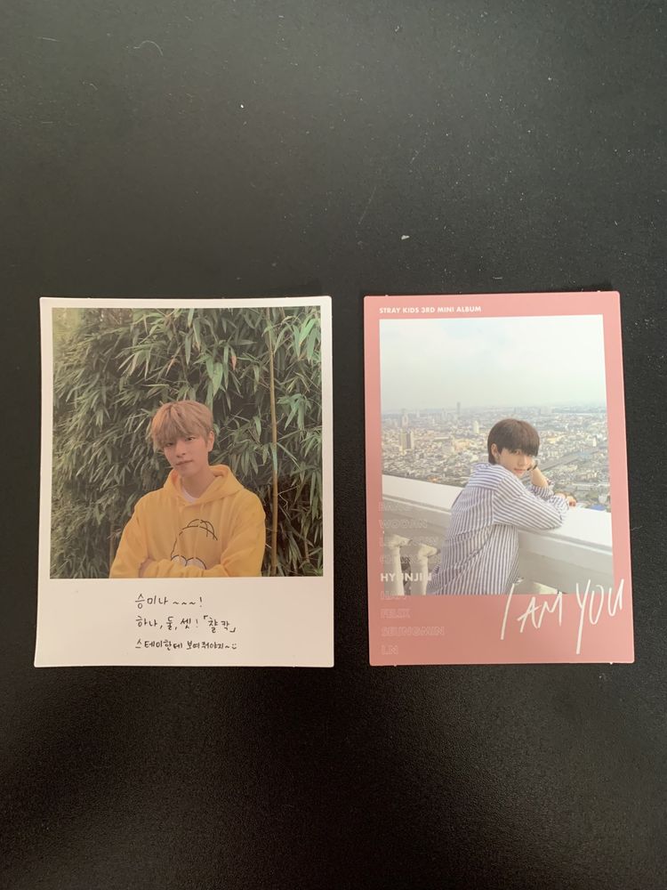 Stray Kids Seungmin & Hyunjin Polaroid