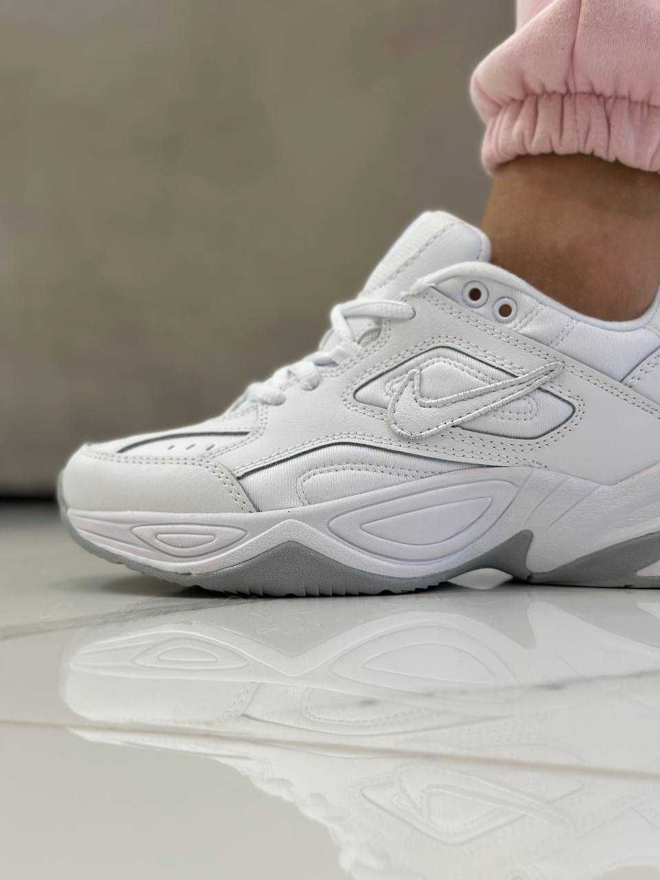 Жіночі кросівки Nike M2K Tekno  білий з сірим 2322 ЯКІСТЬ