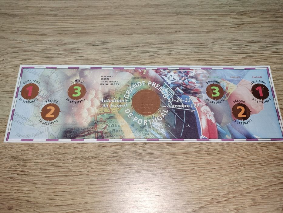 Bilhete Grande Prémio Portugal F1