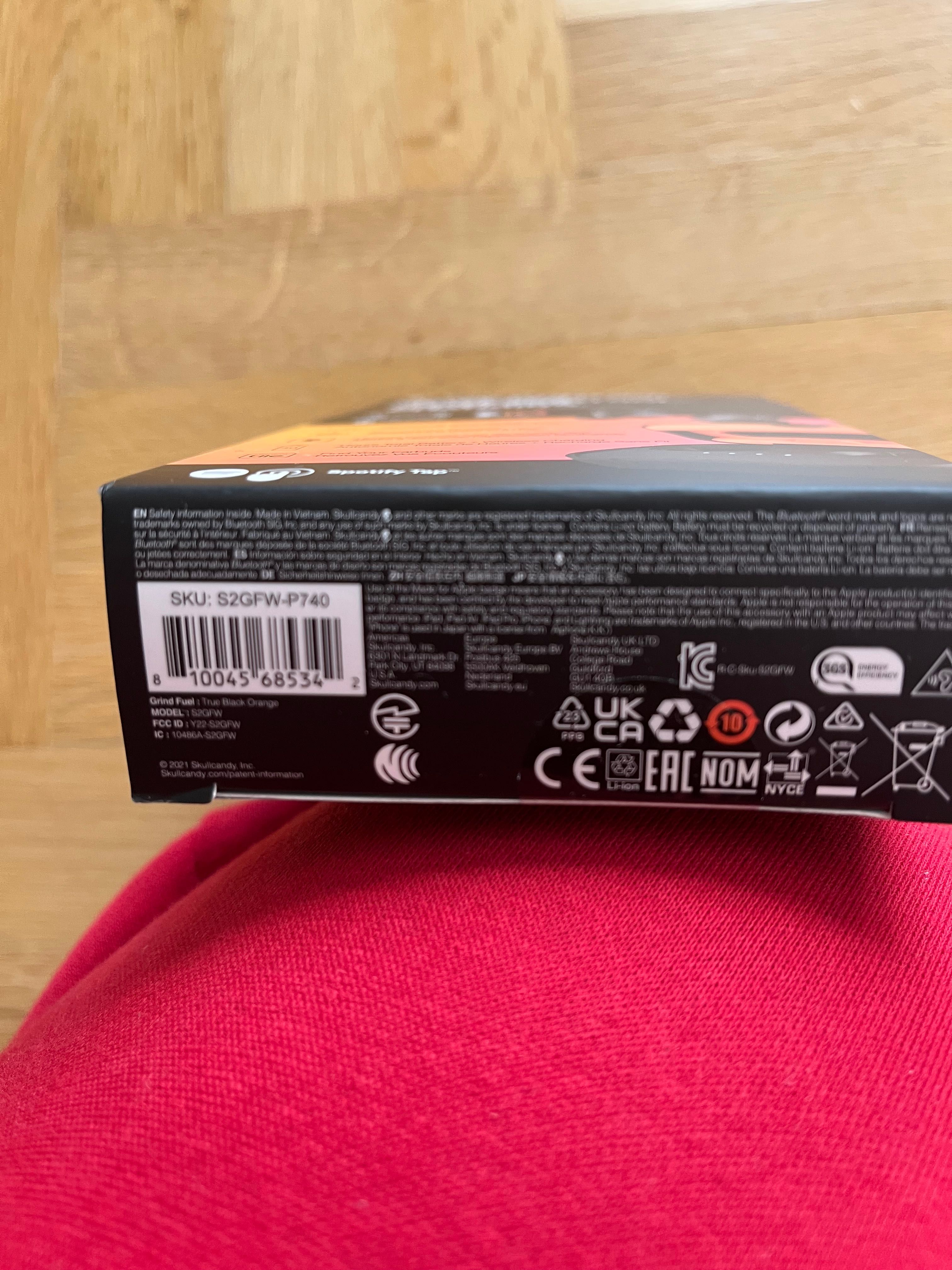 Słuchawki Skullcandy Grind Fuel True Wireless - True Black Orange