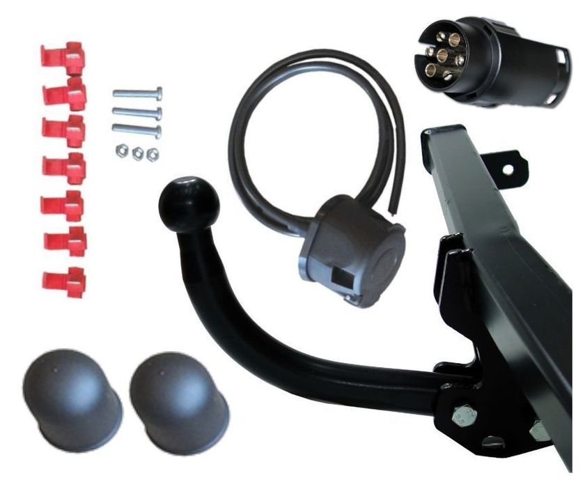 TOYOTA AVENSIS 2 T26 II od2003 do 2009 +KOMBI+SEDAN+5D+HTB HOLOWNICZY HAK POL + WIĄZKA 7 PIN + 7/13