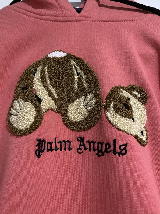 Ciepła Bluza z Misiem i napisem PALM ANGELS 164 cm