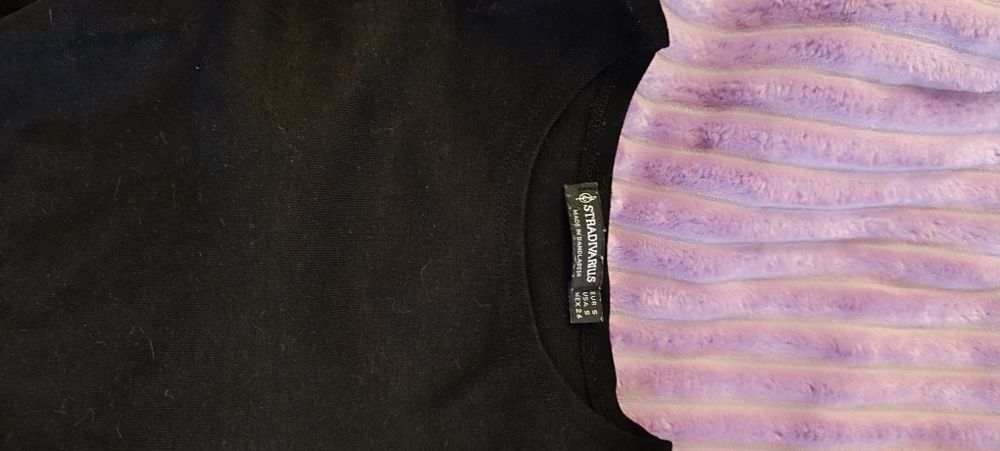 Body preto marca Stradivarius tamanho S