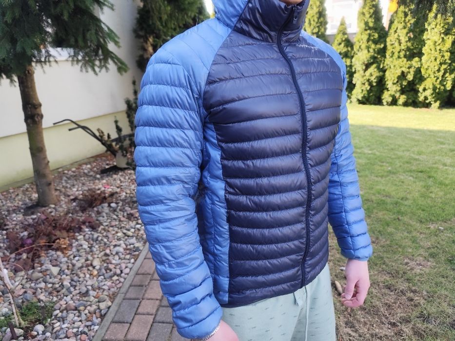 Kurtka puchowa Uniqlo pikowana naturalny puch przejściowa wiosenna