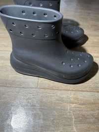 Резиновые ботинки,сапожки crocs,крокс размер W9,39 размер