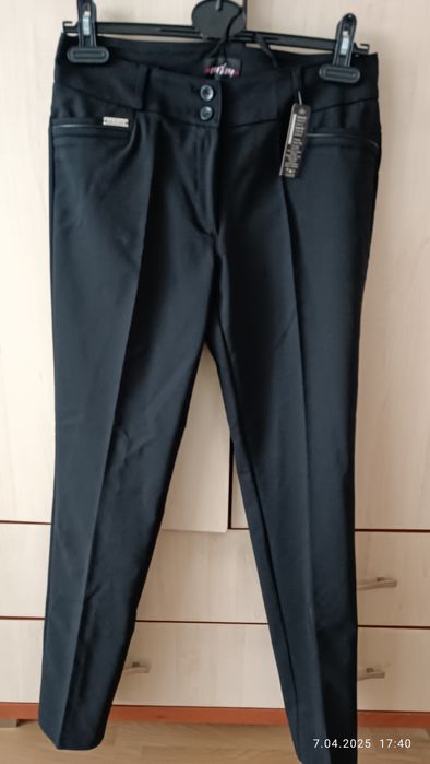 Spodnie eleganckie 38 garniturow czarrne