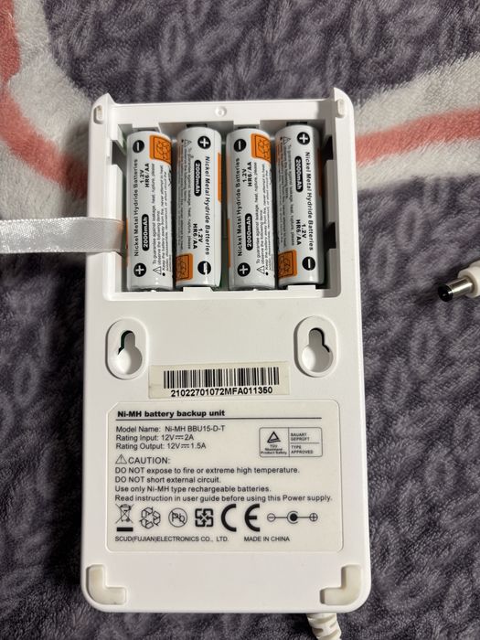 Адаптер резервного питания для роутера mini UPS BBU15-DT, 12В