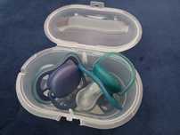 PHILIPS AVENT smoczek ultra AIR 6-18m oddychajacy + etui