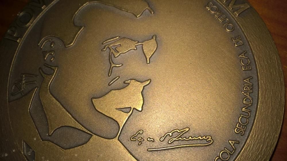 Eça de Queirós- Medalha Comemorativa Nascimento (Raríssima)