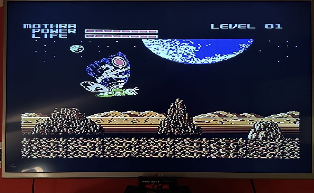 Godzilla gra konsola nintendo famicom pegasus oryginał FC