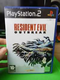 Resident Evil Outbreak PlayStation 2 komplet Wersja 3xA