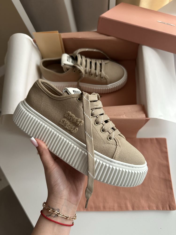 Кеди MIU MIU, НОВІ, в наявності! 25 см