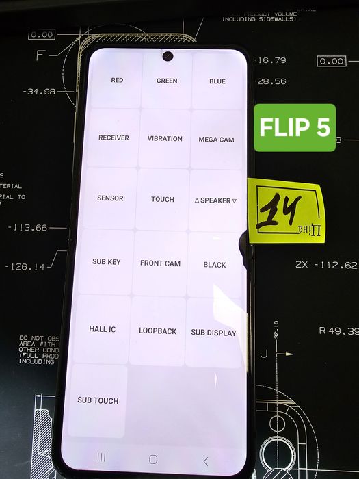 Дисплеї Samsung Galaxy Flip 4/5/6 з дефектами