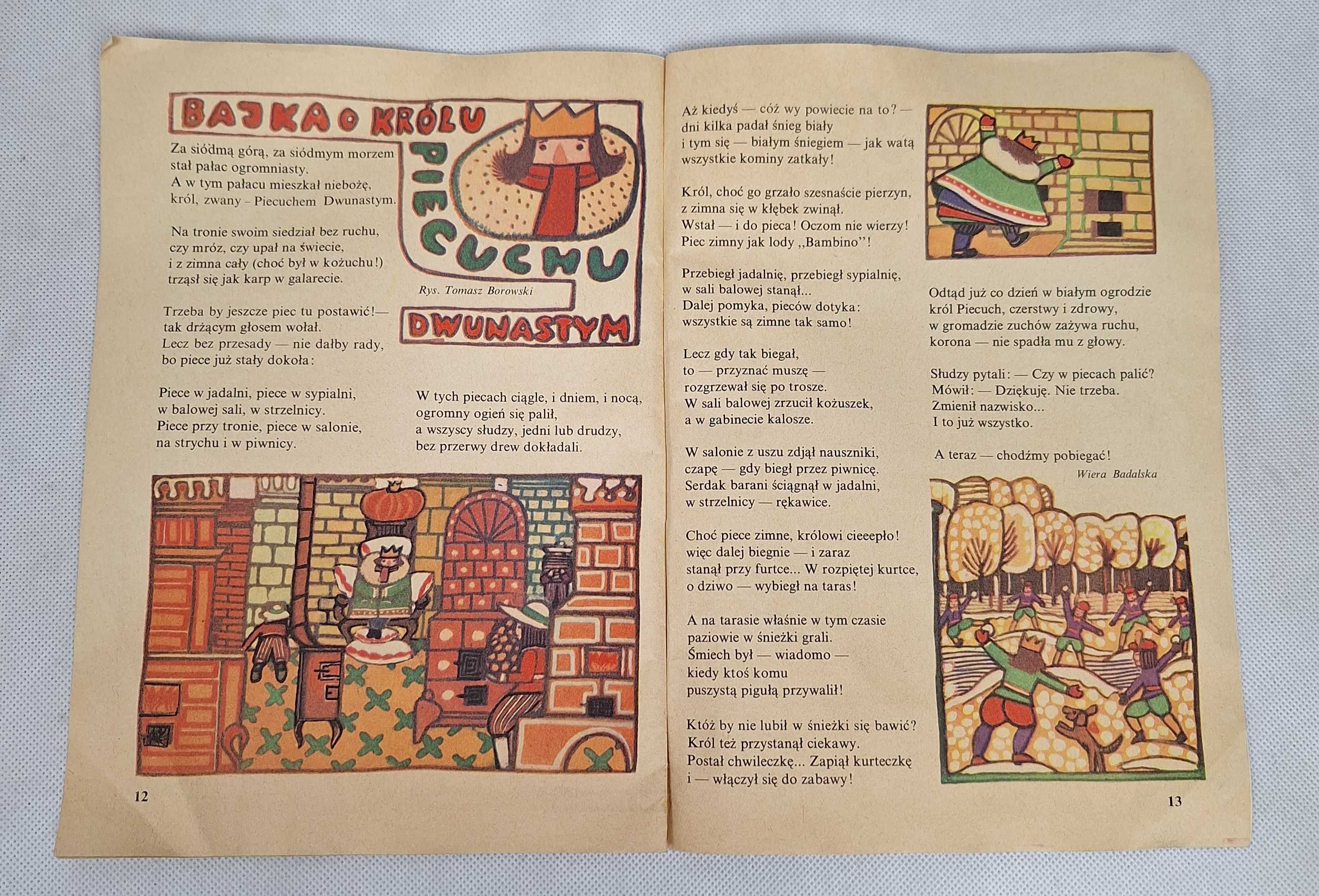 Świerszczyk Tygodnik dla młodszych dzieci Nr 1 (1360) 02 I 1972