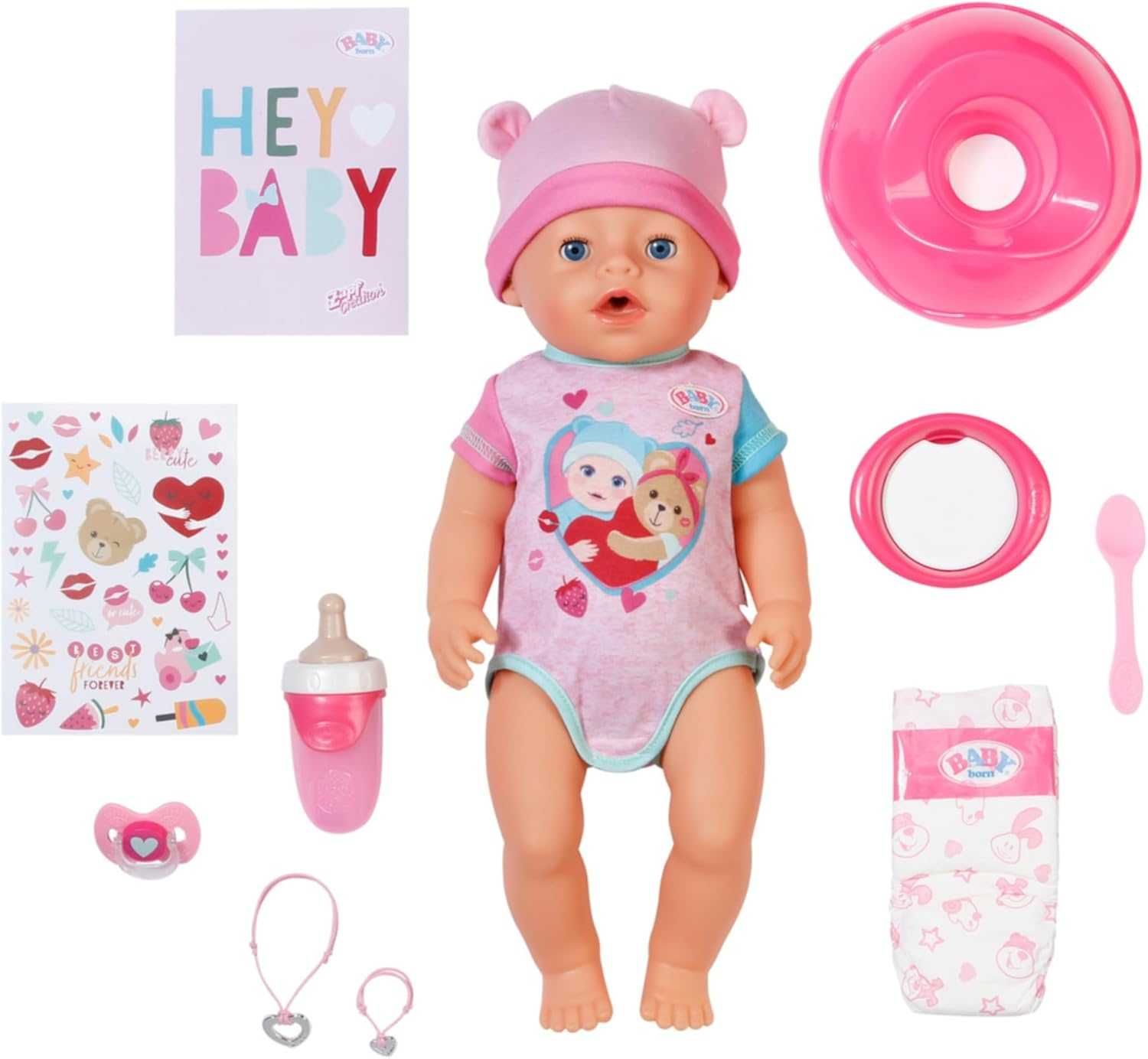 BABY BORN lalka EMMA BOBAS interaktywna realistyczna akcesoria C108
