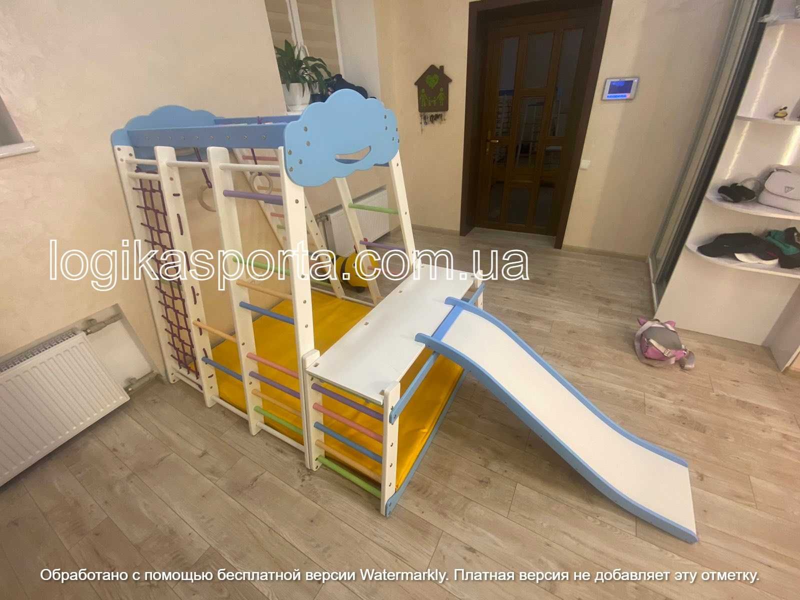 Уголок, игровая площадка, Спортивный детский комплекс, качели, горка,