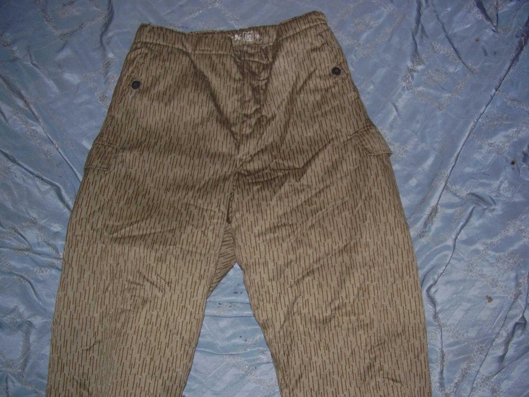 Ciepłe waciaki spodnie wojskowe STICHTARN DDR 170-173/90-96 roz.48