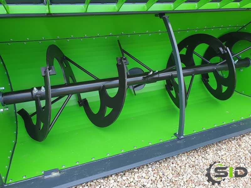 Mieszalnik do betonu Tornado, betoniarka łyżkowa 0,6 m3 1,5 m SID