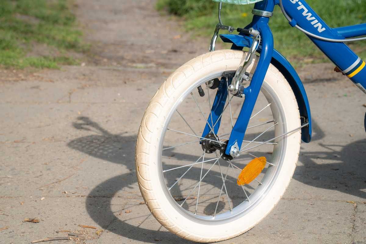 Rower Btwin City 900 + kółka boczne + uchwyt do prowadzenia - Stan BDB