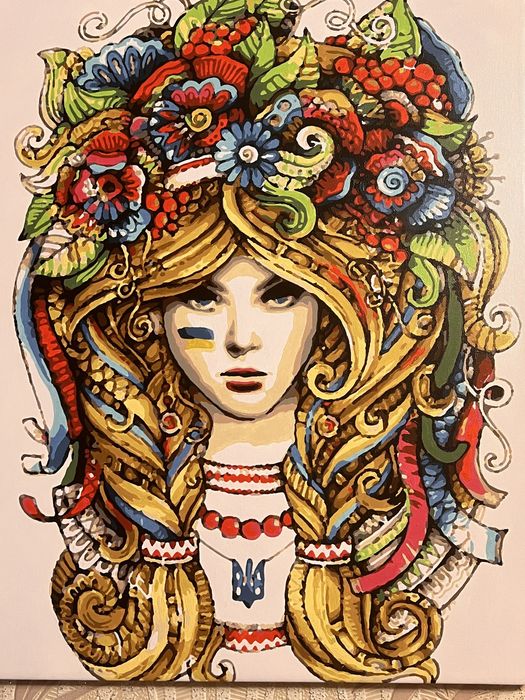 Продам картину алмазная мозайка, лошадки