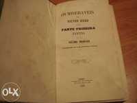 Livro antigo 1ª ediÇao vitor hugo - oa miseraveis  1863