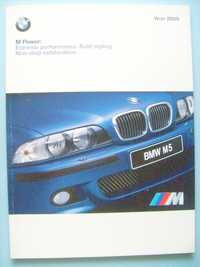 BMW M-Power 'Year 2000' North America * prospekt 48 str. M3 M5 M-Coupe