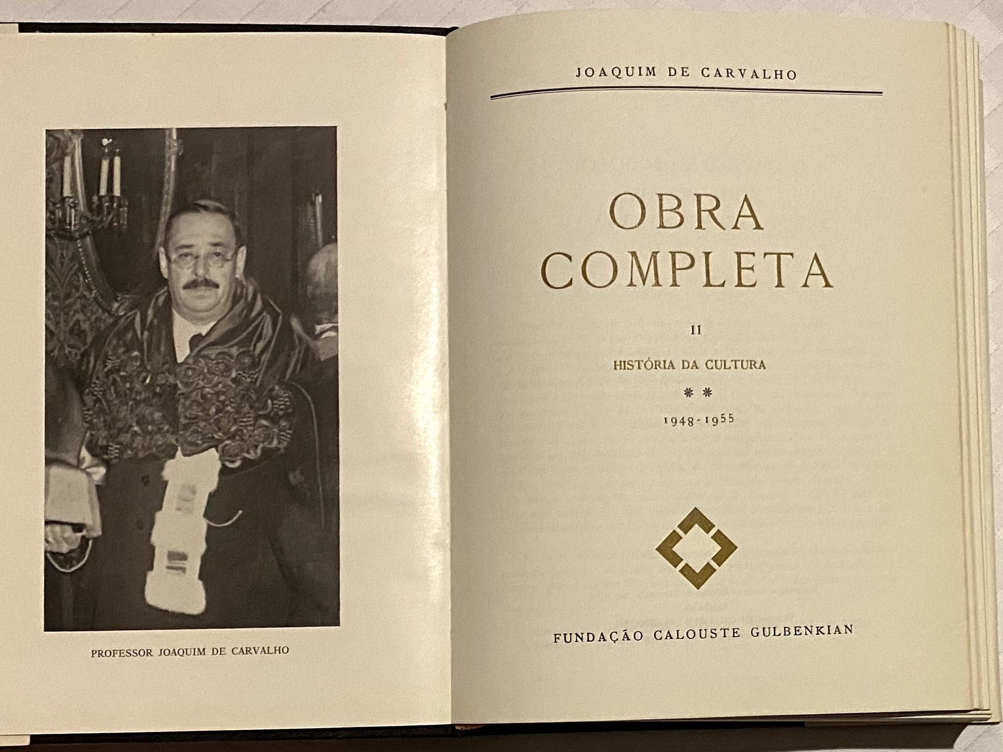 História da cultura de Joaquim de Carvalho, vol. 2