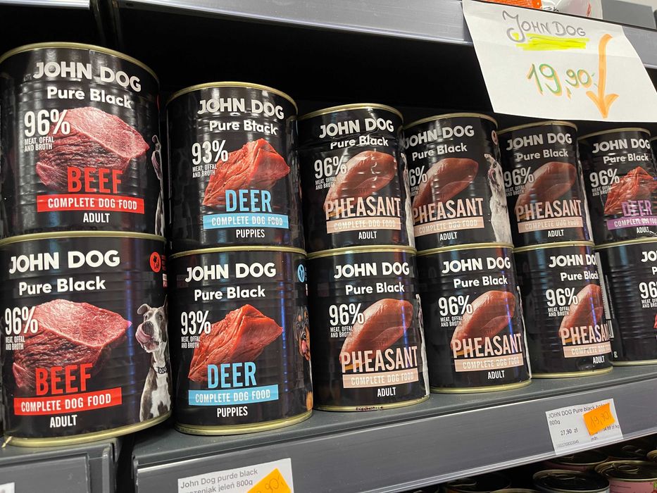 Puszka John Dog mix smaków 800g Promocja Dżungla Szczecin