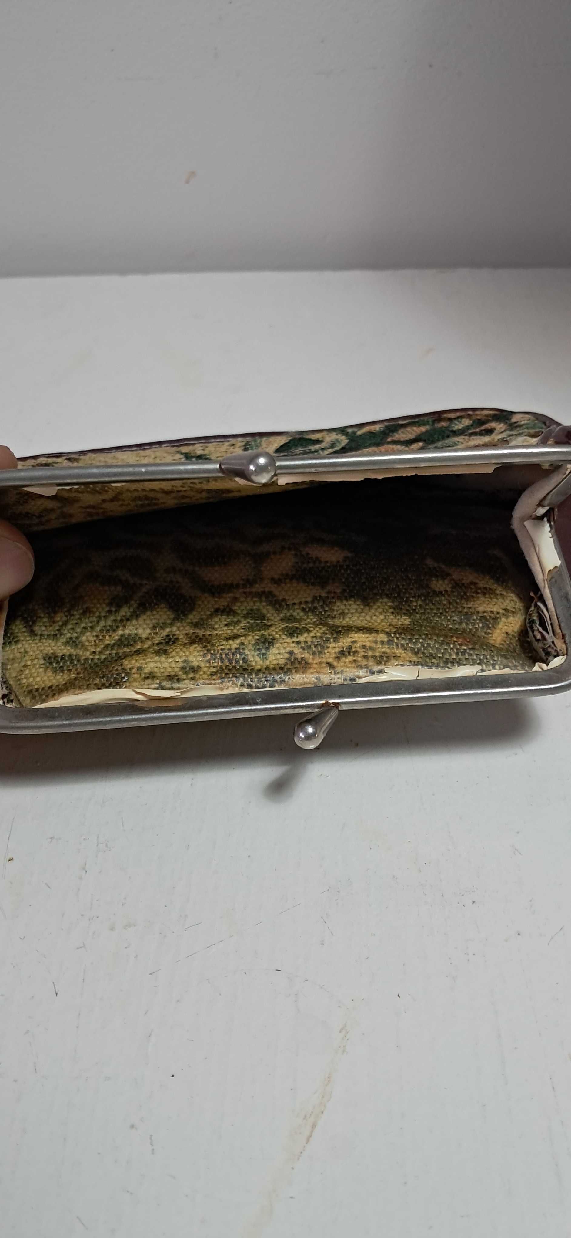 Portmonetka PRL Torebka Klamra Kosmetyczka Vintage