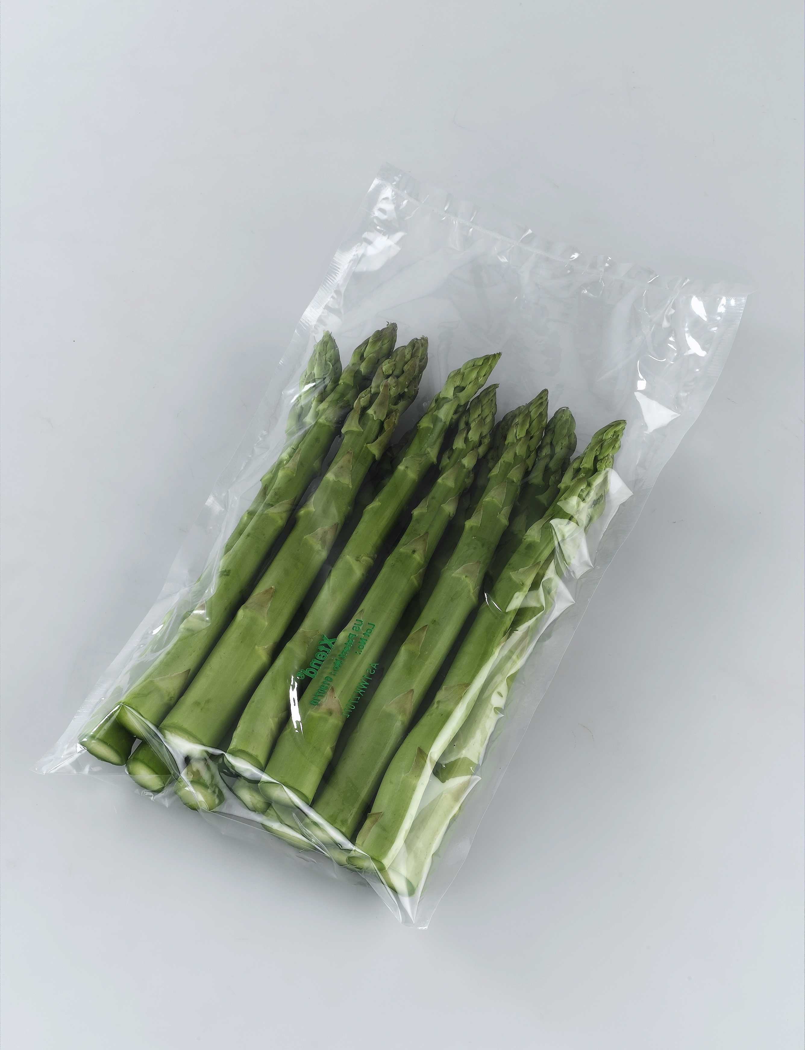 Worek Xtend folia szparagi zielone przechowywanie chłodnia 28 dni