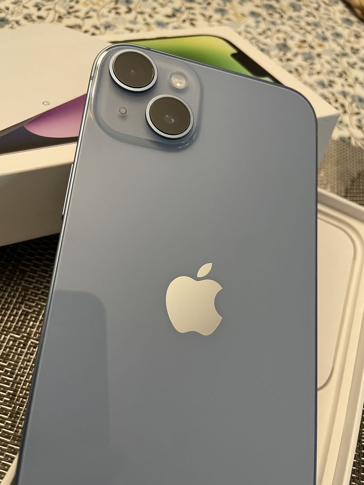 Новий Open box Apple iPhone 14 Plus Blue 128 Gb Never Lock