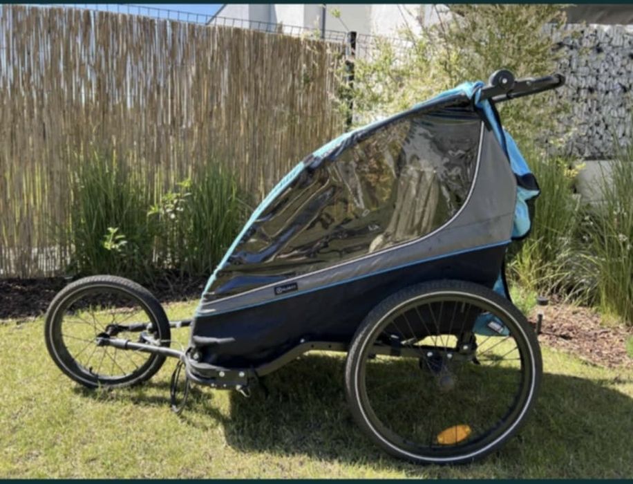 Przyczepka rowerowa dwuosobowa