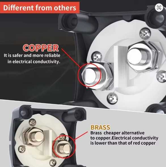 Corta Corrente 12v, 24v, 48v, 275A 2 Pinos