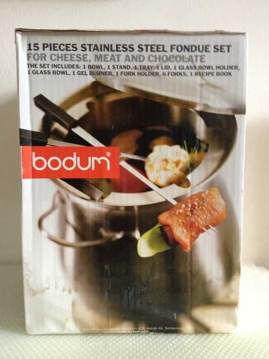 Fondue da Bodum + 4 taças inox extra