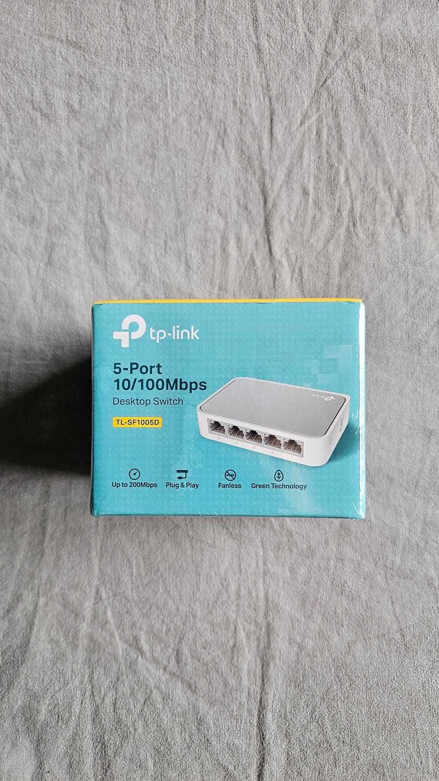 Switch TP-Link LS1005D 5x 10/100Mbps + patchcord 5m