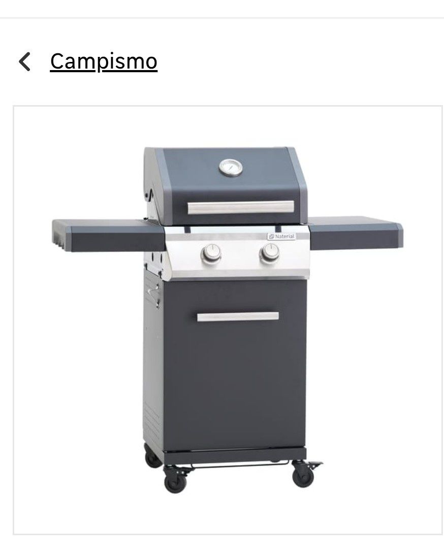 Barbecue a gaz novo embalado +mesa inox