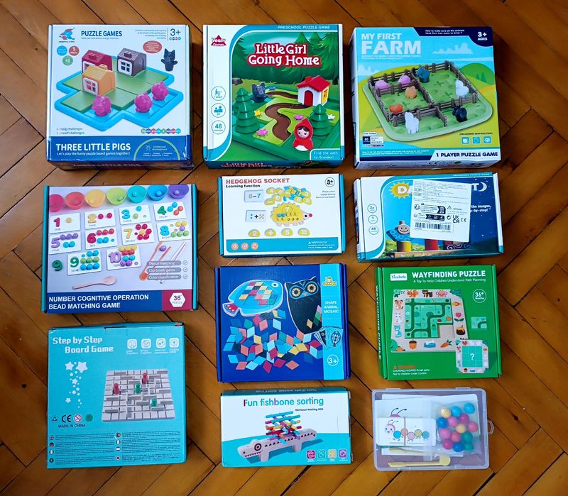 Розвиваюча іграшка Гусінь , Доббль Груффало, Барабашка