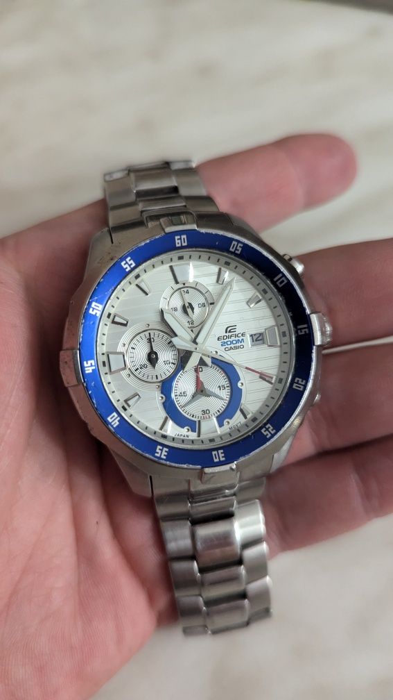 Часы Casio edifice EFM 503 chronograph, годинник касіо хронограф